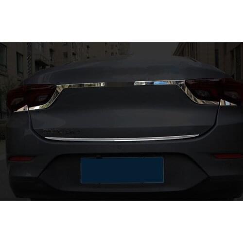Lsrtw2017 Stainless Steel Car Rear Door Trims Tailgate Trunk Accessories Auto for Chevrolet Cavalier Onix 2020 2021