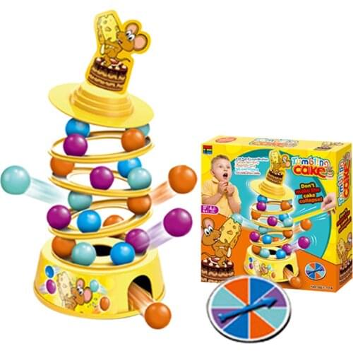 Tower Stacking Board Game Childrens Puzzle Games Fine Motor Skills Toy Hand-eye Coordination Ability For Kids Adults