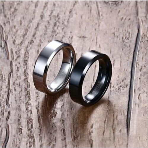 Ground jewelry tungsten steel mens ring Korean fashion jewelry new Korean ring