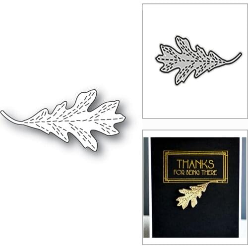 New Stitched Leaf Plant 2020 Metal Cutting Dies for DIY Scrapbooking Paper and Card Making Decorative Embossing Craft No Stamps