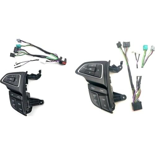 For Ford Focus Mk3 2015-2017 Kuga 2017 Cruise Control Switch Multifunction Steering Wheel Button Bluetooth Audio Button