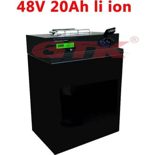 Portable 48v 20Ah 1400w lithium li-ion bettery pack for Electric scooter tricycle battery rickshaw wheelchair+charger