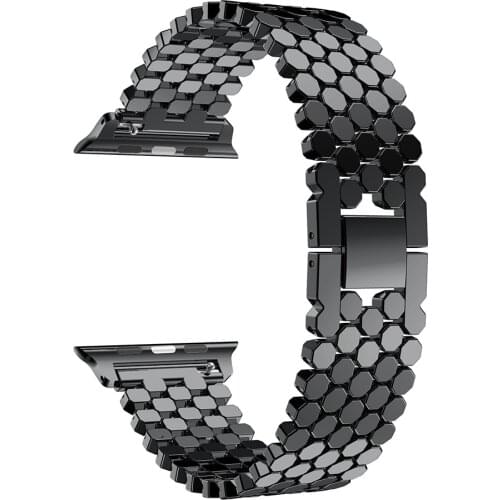 Fashion Stainless Steel watch band 38mm 40mm 42mm 44mm Wrist Watch Band Strap For Apple Watch Series 1 2 3 4 5