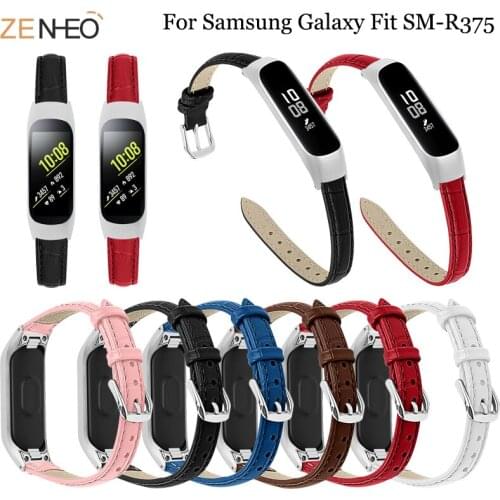 Soft leather Sport fashion Replacement Band For Samsung Galaxy Fit-e SM-R375 Wrist Bracelet Strap for Samsung SM-R375