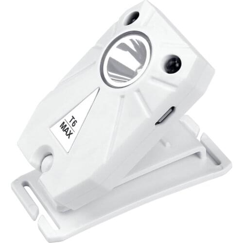 Hands Free LED Clip on Cap Light, Rechargeable Motion Sensor Hat Light Flashlight Headlamp with Headband for Fishing Camping