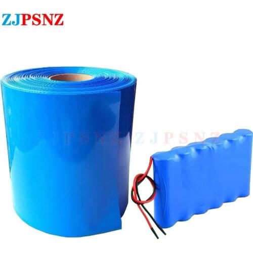 1M 18650 Lithium Battery Sleeve Sheath PVC Heat Shrinkable Tube Shrink Film Of Various Sizes Shrink Sheath