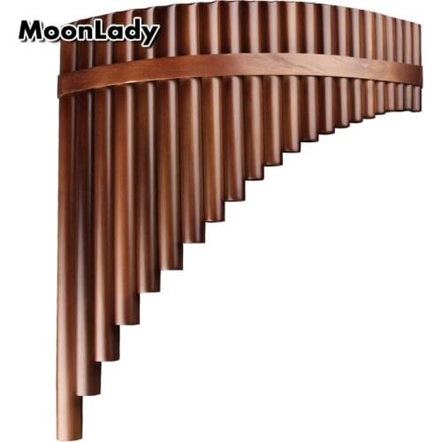 Chinese Traditional Musical Instrument 22 Pipes Pan Flute C Key High Quality Pan Pipes Woodwind Instrument Bamboo Pan flute
