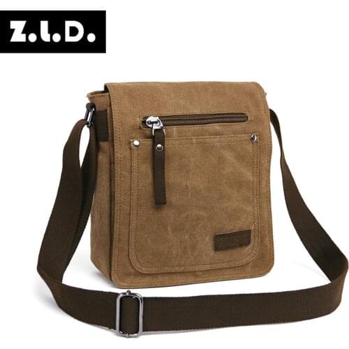 Canvas Bag Vintage Messenger Bag Brand Business Casual Travel satchel single Shoulder Bag Unisex Crossbody Bag Male Bolsa