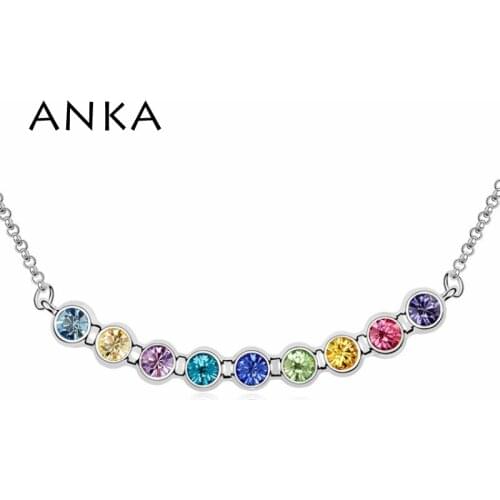 Jewelry Novelty Crystal Pendant Necklace Collar Life Colorful Fashion Jewelry Mothers Day gift #96100