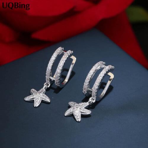 Wholesale Plata 925 Sterling Silver Jewelry Clip Earrings Women Pure 925 Silver Star Earrings Brincos Pendientes de plata