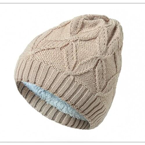 Winter Windproof Warm Hiking Caps Knitted Plus Velvet Cap Beanie Hat Women Men Fishing Cycling Hunting Military Tactical Beanies