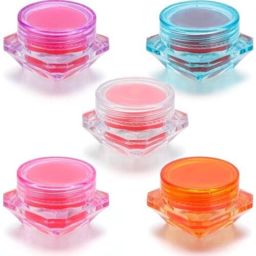 1Box Glue Clay Tool Diamond Painting Accessories 3.2x3.2x2cm Nouveaute Point Sticking DIY Crafts Round Drill Pen Box Label Paper