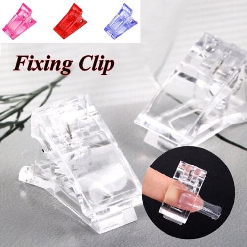 1Pcs Nail Clip Acrylic Nail Plastic Fake Finger Polish Extension Tips for Nails Quick Building for Manicure Art Builder Tool