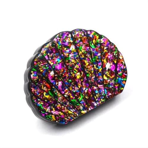 2020 shell shaped evening clutch bags Acrylic colorful wedding banquet wallets with chain dinner purse drop shipping LXG80