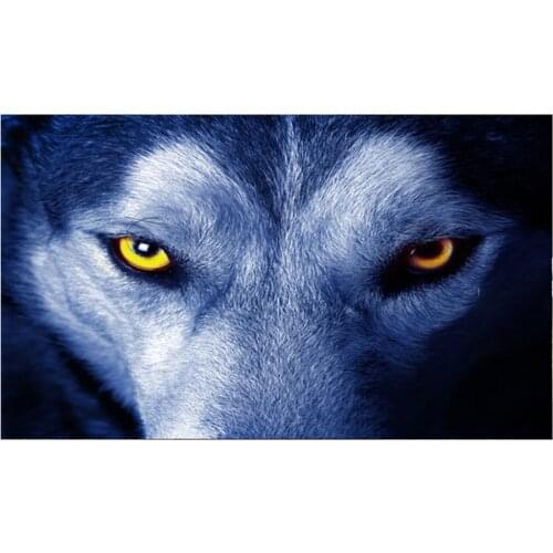 Surprise 3D Car Rear Windshield Sticker Waterproof One Way Vision Material 130*70cm Unique ORC Wolf Thriller Sticker