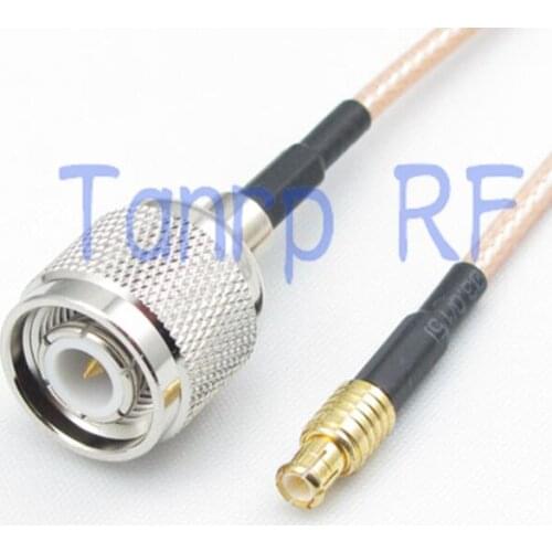 50CM Pigtail coaxial jumper cable RG316 extension cord 20in TNC male plug to MCX male plug RF adapter connector