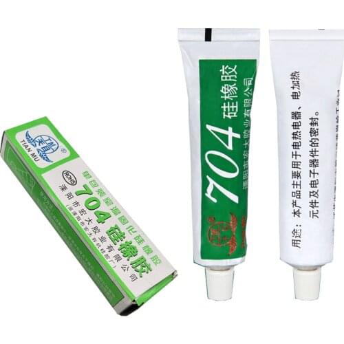 704 Fixed High Temperature Resistant Electronic Silicone Rubber Sealing Glue Insulated Sealing Glue Waterproof Silicone Sealant
