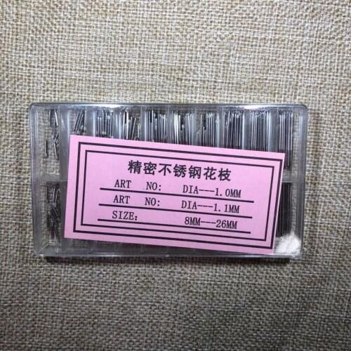 Watch accessories watch 1.2 diameter steel fastening pin 16-26mm steel belt bolt