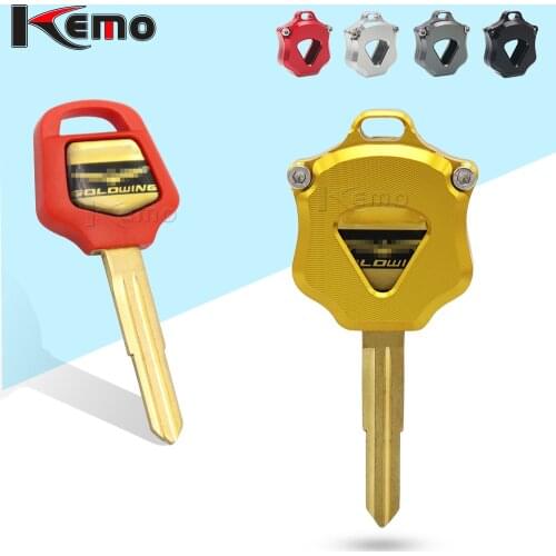 For HONDA GOLDWING 1500 Gold wing 1800 GL1800 GL150 2001-2011 Motorcycle Key Cover Creative Keys Embryo Blank Key Case Shell
