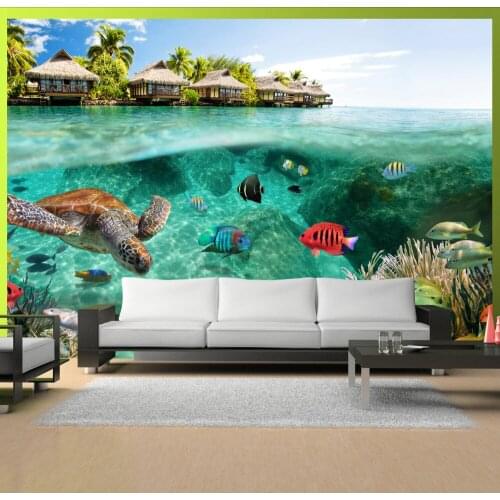 Wall mural-under the water surface-400x280 cm