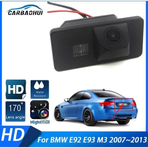 170 degree HD Night Vision High quality RCA Vehicle Rear View Camera For BMW E92 E93 M3 2007 2008 2009 2010 2011 2012 2013
