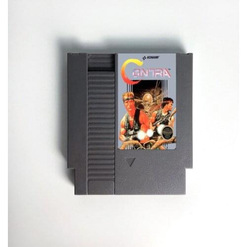 Contra - Game Cartridge For NES Console 72 Pins 8bit