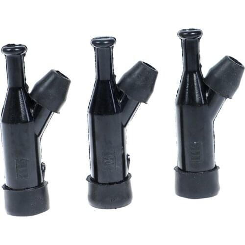 3Pcs High Quality Black Spark Plug Cap For Motorcycle Universal Type General Purpose Various Models