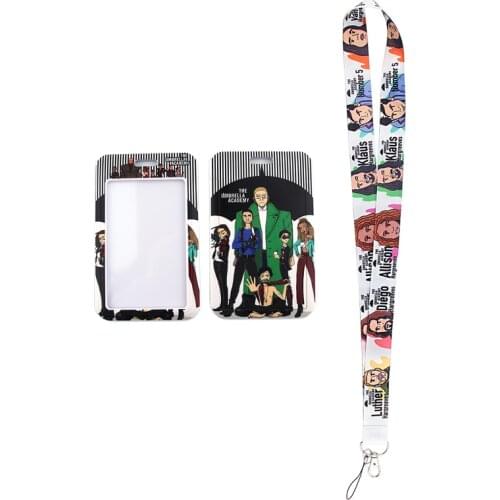 MD211 DMLSKY Cartoon Tv Show Lanyard Keychain keys Badge Mobile Phone Rope Kids Gifts Lanyard With Pvc Diy Card Cover