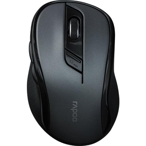 Rapoo M500G Multi-mode Silent Wireless Mouse with 1600DPI Easy Switch Bluetooth and 2.4GHz up to 3 Devices Connect for Computer