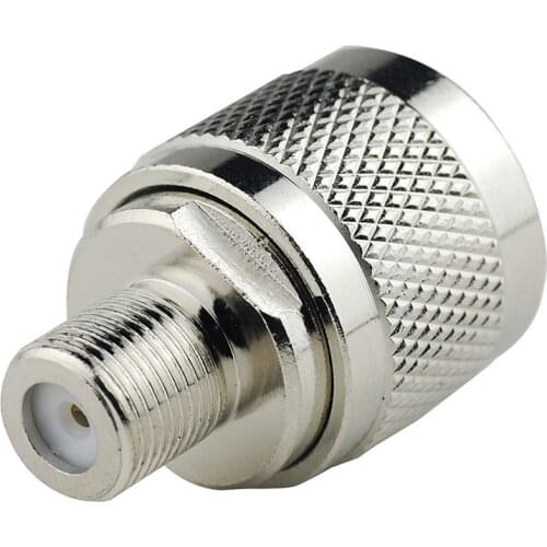 N-Type N Male Plug to F Female Jack RF Coaxial Adapter N Male Connector for GSM DCS 3G Repeater Booster Amplifier