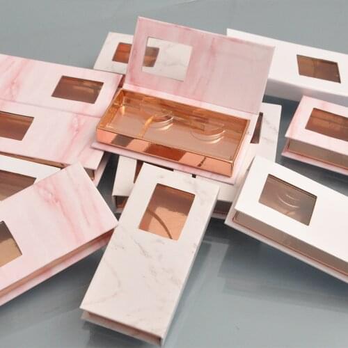 Wholesale false custom logo eyelash packaging box lash boxes package faux cils 25mm mink lashes strip magnetic case bulk vendors