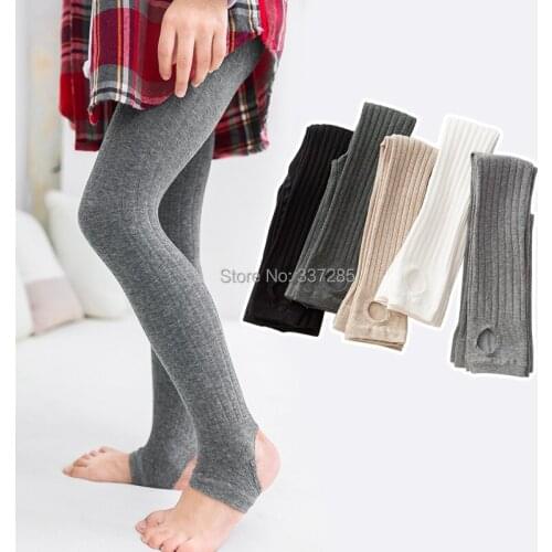 Girls autumn winter warmer tights Thick striped Soft cotton tights for baby child girl Infant Knitted kids children new Tights