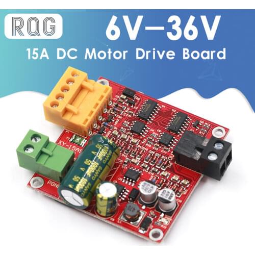 6-36V 15A High Power DC Motor Driver Board Precise DC Motor Drive Plate Module PWM Speed Regulator Module Industrial Grade