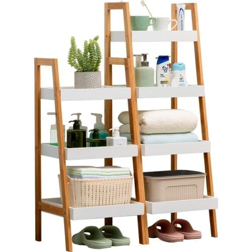 Bathroom shelf bathroom storage toilet washing machine toilet shelf bathroom wall hanging free punch