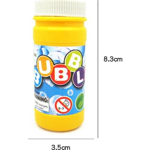60ml Bubble Refill Liquid Bubbles Water Fluid Solution Mixture Machine Blower Ready Mixed Soap Materials For Bubbling Gun Toys