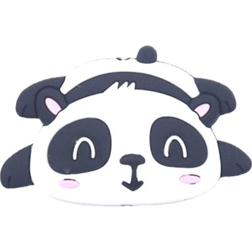 Cute Cartoon Bear Teether Beads Silicone Pacifier Baby Infant Teething Soother