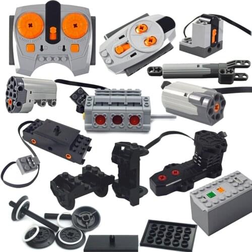 Power functions Technical parts Motor multi tool servo train motor 8293 8883 PF model sets building blocks Compatible All Brands
