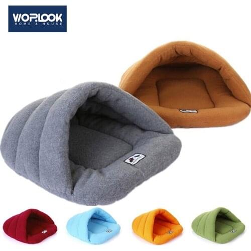 Warm Fleece Pet Sleeping Bag Pet Nest Kennel Cat Litter Rabbit Nest Big Middle Pet Pet House