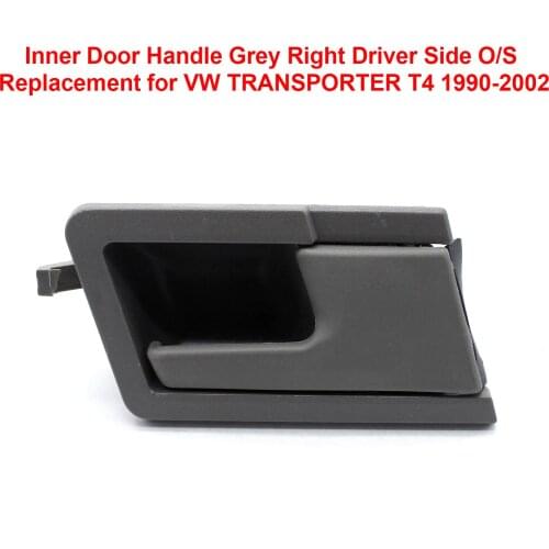 Inner Door Handle Grey Left Driver Side O/S Replacement for VW TRANSPORTER T4 1990-2002