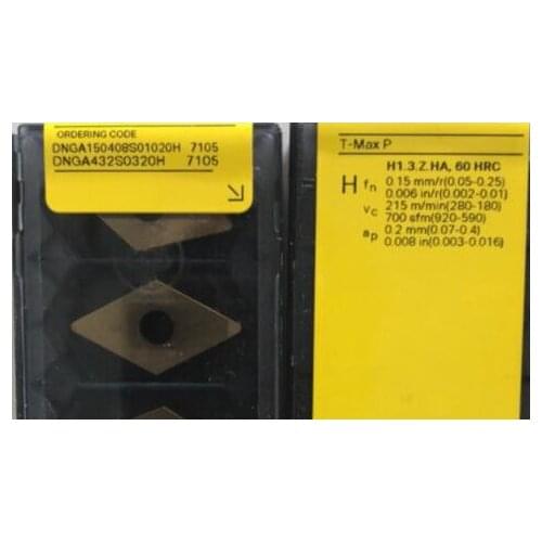 5PCS CARBIDE INSERT DNGA150404S01525H 7015