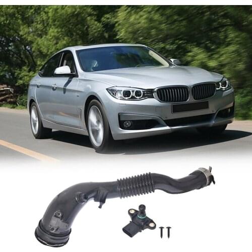 Car Intake Hose Intercooler to Throttle Housing with Sensor for-BMW F22 F25 F26 F34 13717604033 13627599042