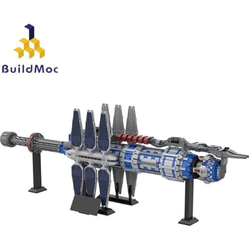 Buildmoc TV Series Babylon 5 Giant Space Station Free Port - UCS Scale Spaceship Model Building Blocks Toys For Children Gifts