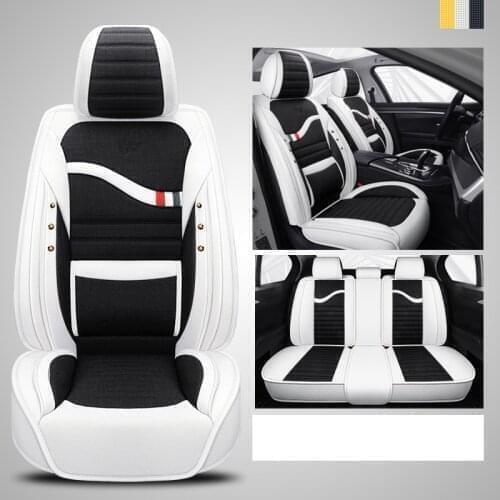 Flax Material Car seat covers For alfa romeo 147 giulietta stelvio mito 156 accessories