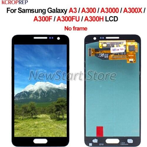 For Samsung Galaxy A3 A300 A3000 A300X A300F A300FU A300H LCD Display Touch Screen Digitizer Assembly Replacement Accessory 4.5"