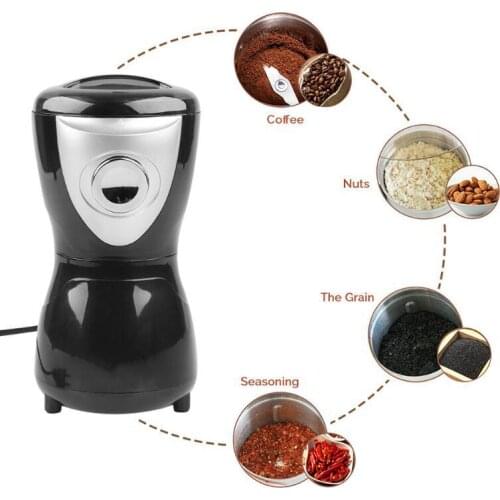 Electric grinder coffee bean grinder manual grain grinder household grinder stainless steel blade