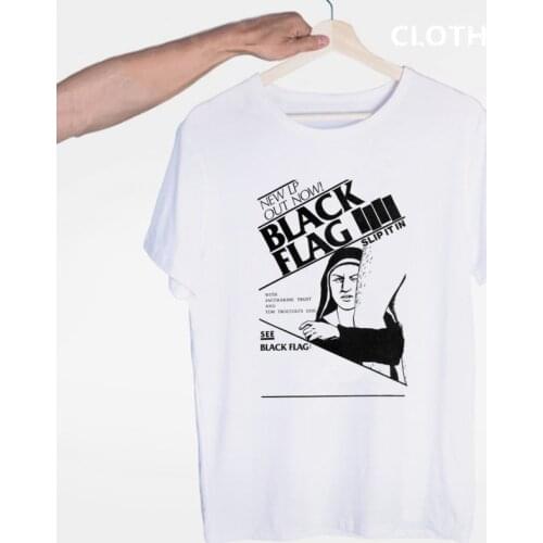 Black Flag Punk Rock Band Henry Rollins large bars T-shirt O-Neck Short Sleeves Summer Casual Fashion Unisex Men And Women Tshir