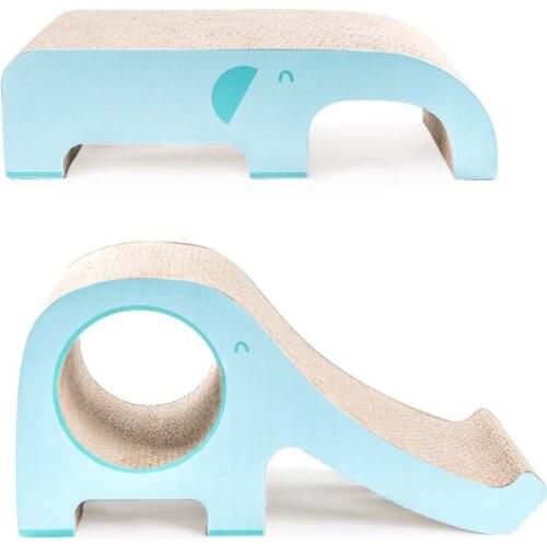 Pet Cat Training Toys Elephant Shape Scratcher Kitten Cats Scratchers Scratching Post Interactive Corrugated Paper Toy