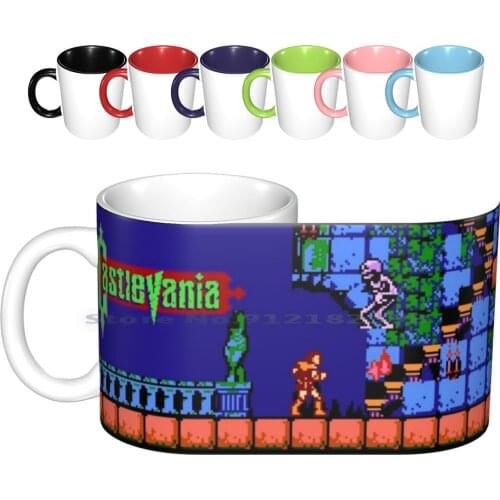 Castlevania ( Nes ) Ceramic Mugs Coffee Cups Milk Tea Mug Castlevania Nes 80s Simons Quest Rondo Of Blood Dracula X All