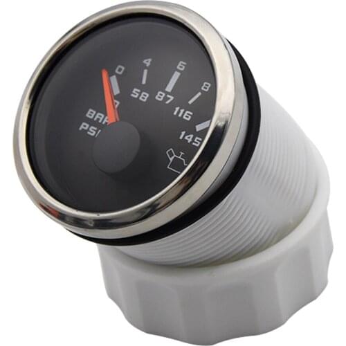 NMEA 2000 Oil Pressure Gauge 0-10 Bar/ 0-145 PSI 52mm 2 inch Oil Pressure Gauges For Marine Car Boat Auto Gauge With Backlight