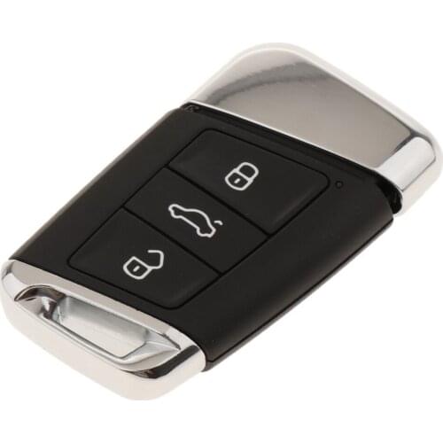 Metal New Car Key Covers Remote Starters Shell - 3 Button Key Cap Case for VW